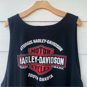Vintage 2000s Harley Davidson Tank Muscle Tee 3XL